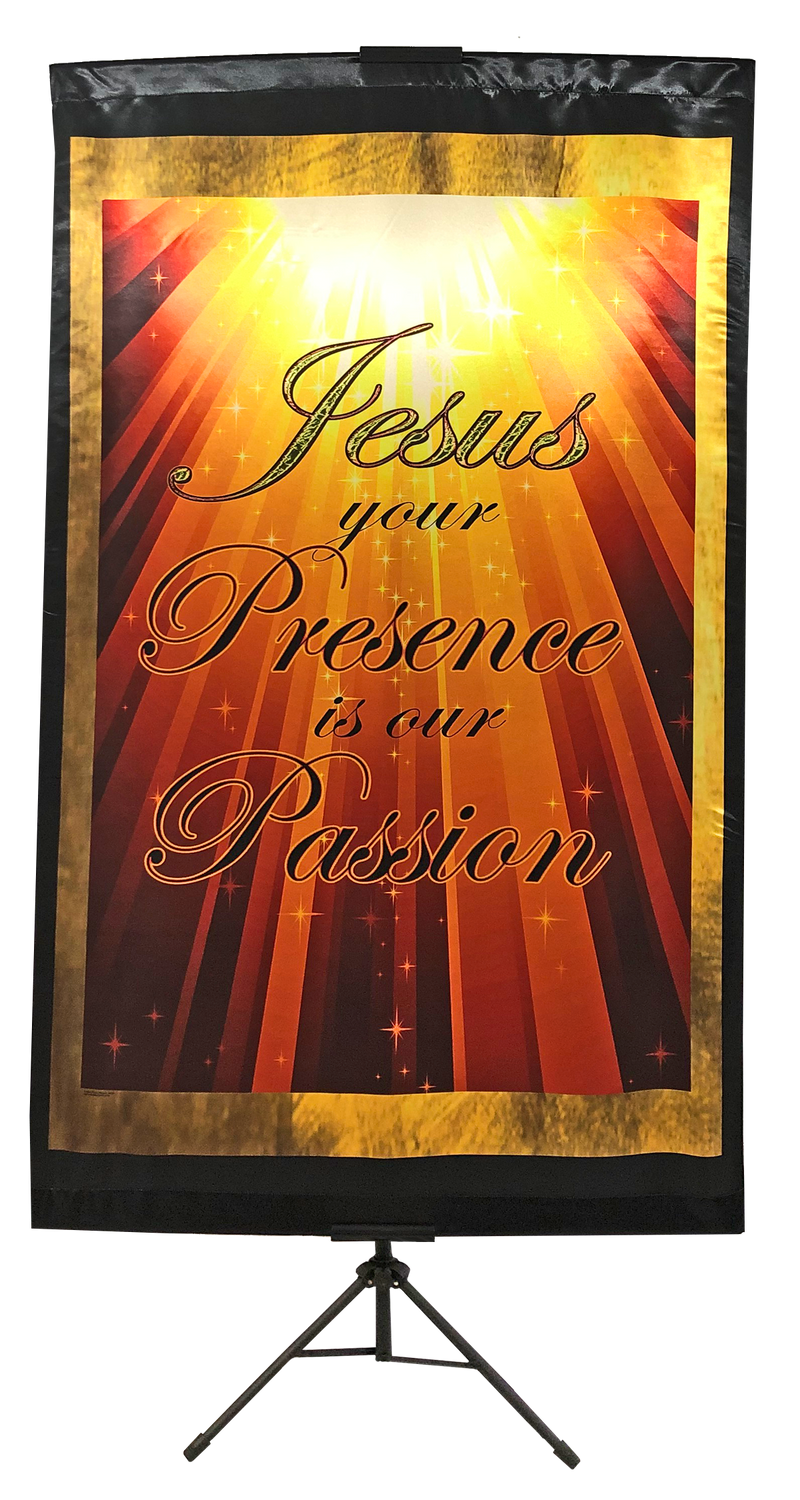 Jesus Your Presence Vertical Banner