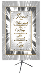 Jesus the Messiah the Way Wall Banner