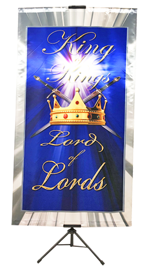 King of Kings Lord of Lords Vertical Banner