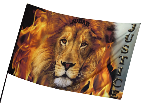 Lion of Judah Justice Worship Flag