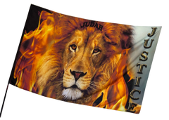Lion of Judah Justice Worship Flag