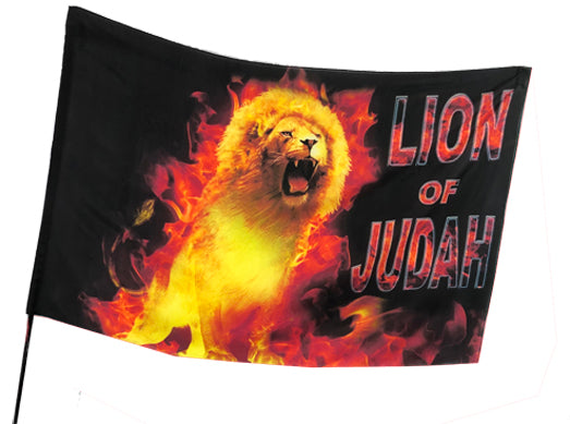 Lion of Judah Fire Worship Flag