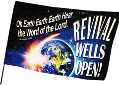 Oh Earth Earth Earth Hear the Word of the Lord Revival... Worship Flag