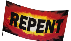 Repent Worship Flag