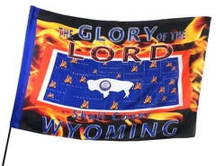 Glory of the Lord Covers Wyoming Worship Flag