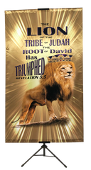 The Lion of the Tribe of Judah The Root of David Vertical Banner