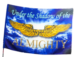 Under the Shadow of the Almighty Worship Flag