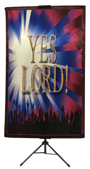 Yes Lord Vertical Banner
