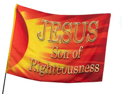 Jesus Son of Righteousness Worship Flag